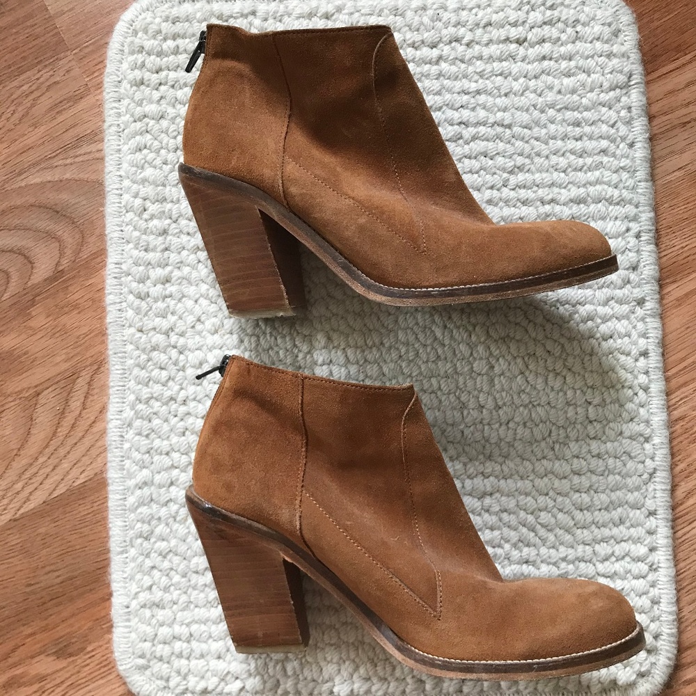 Surface to Air Camel Suede Booties